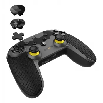 Gamepad TRUST 25789 — Czarny kontroler Bluetooth/USB dla Android, Nintendo Switch, PC, iOS, zasięg 8 m, kabel 3 m