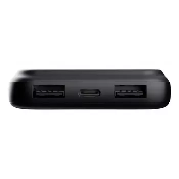 Powerbank TRUST 25882 — Przenośny Li‑Ion 10000 mAh, PD 3.0/PPS/QC3.0, 2×USB‑A + 1×USB‑C, 20W, Czarny
