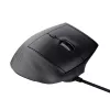 Mysz gamingowa TRUST GXT 145 Rexxa praworęczna USB Type-A 12800 DPI, przewodowa, podświetlenie RGB kółka, czarna