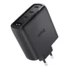 TRUST Maxo 65W indoor AC fast charger, 3× USB-C, max 20V, 2m kabel, Czarny