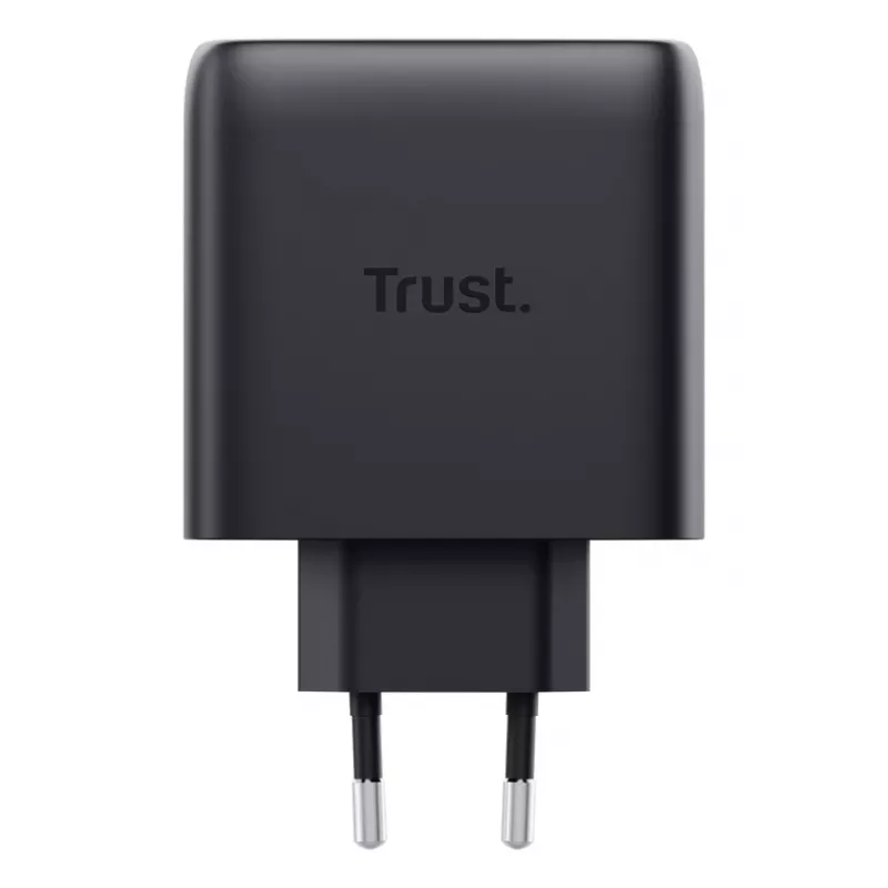 TRUST Maxo 65W indoor AC fast charger, 3× USB-C, max 20V, 2m kabel, Czarny