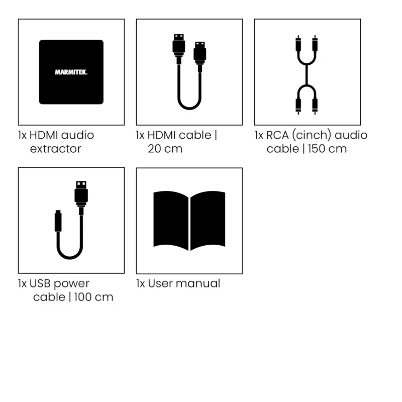 Marmitek Connect ARC13 - HDMI audio extractor - ARC - CEC