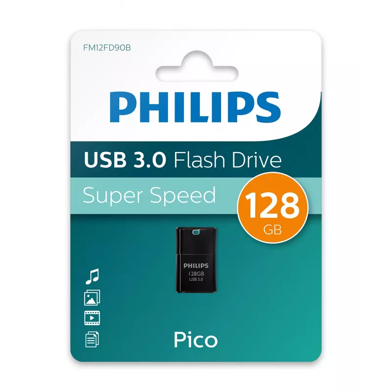 Philips Pico pendrive USB 128 GB USB Type-A 3.2 Gen 1 (3.1 Gen 1) Czarny