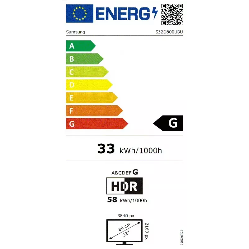 Monitor Samsung S80UD 81,3 cm (32 cale) 3840 x 2160 pikseli 4K Ultra HD LCD czarny