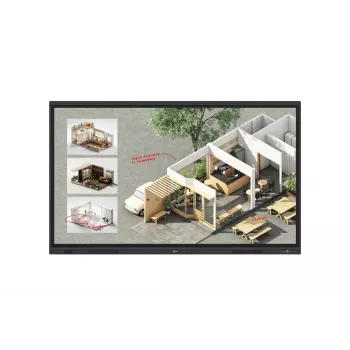 Interaktywna tablica LG CreateBoard Standard 65 cali (165,1 cm) 4K UHD 3840×2160 Ekran dotykowy panel VA Wi‑Fi 6E 40W+20W