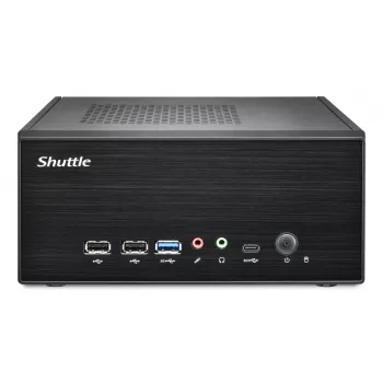 Shuttle XPC cienki Barebone XB860G2 - S1851, Intel H860, 1xDP, 2xHDMI, 2 gniazda PCIe (1x 16X i 1x X1), 2x Intel LAN (1G + 2.5G), 8x USB, 3x M.2, praca ciągła 24/7