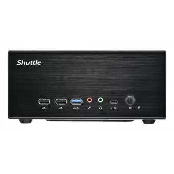 Shuttle XPC cienki Barebone XB860G2 - S1851, Intel H860, 1xDP, 2xHDMI, 2 gniazda PCIe (1x 16X i 1x X1), 2x Intel LAN (1G + 2.5G), 8x USB, 3x M.2, praca ciągła 24/7