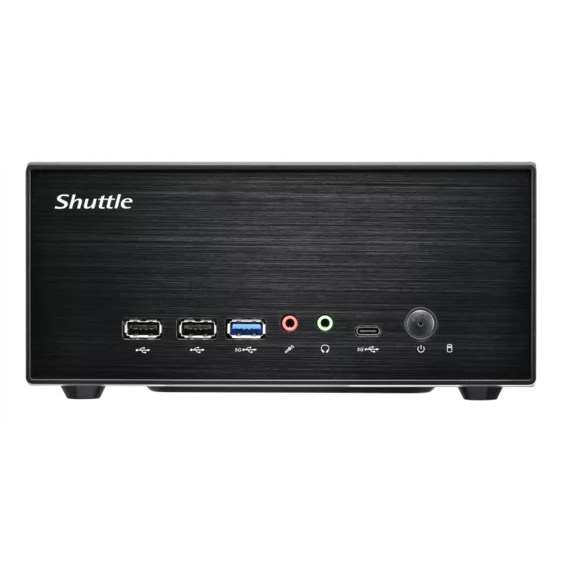 Shuttle XPC cienki Barebone XB860G2 - S1851, Intel H860, 1xDP, 2xHDMI, 2 gniazda PCIe (1x 16X i 1x X1), 2x Intel LAN (1G + 2.5G), 8x USB, 3x M.2, praca ciągła 24/7