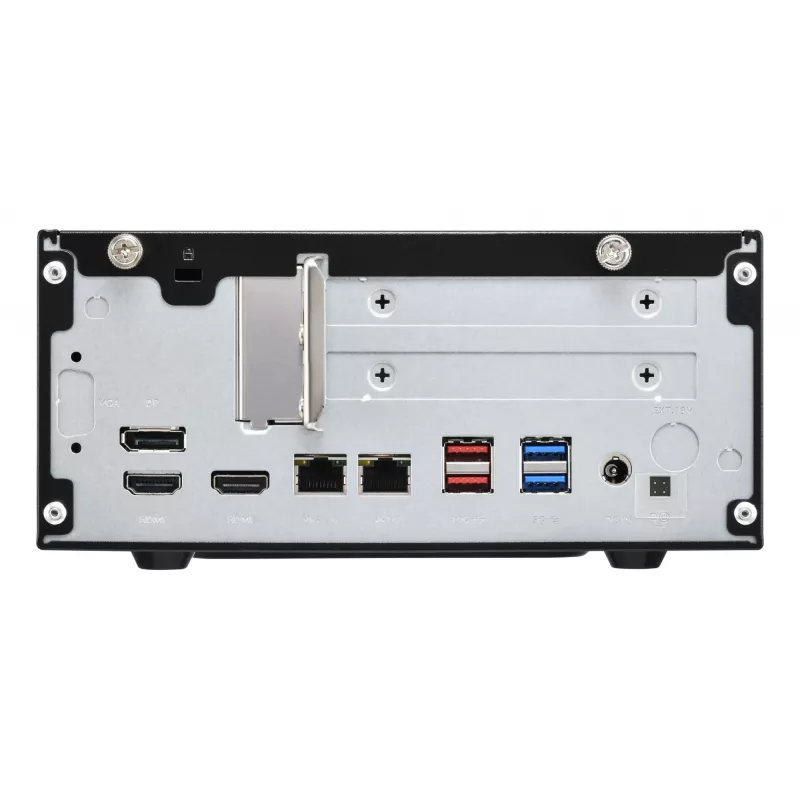 Shuttle XPC cienki Barebone XB860G2 - S1851, Intel H860, 1xDP, 2xHDMI, 2 gniazda PCIe (1x 16X i 1x X1), 2x Intel LAN (1G + 2.5G), 8x USB, 3x M.2, praca ciągła 24/7