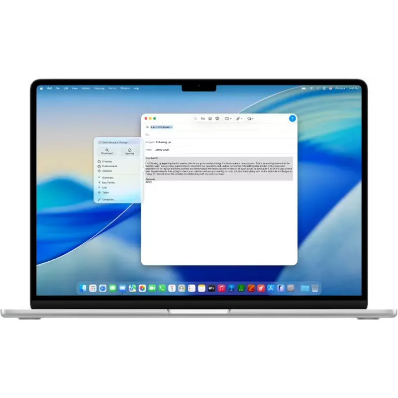 Laptop Apple MacBook Air M5 15,3 cala (38,9 cm) 16 GB RAM 512 GB SSD Niebieski