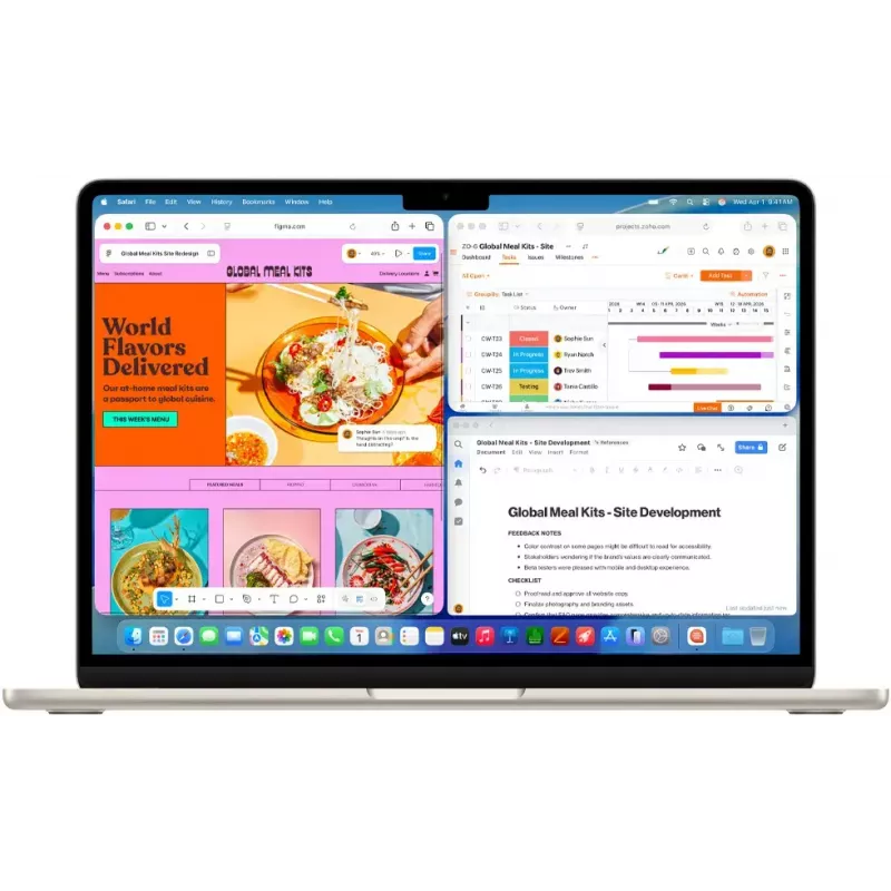 Laptop Apple MacBook Air M5 15,3 cala (38,9 cm) 16 GB RAM 512 GB SSD Niebieski
