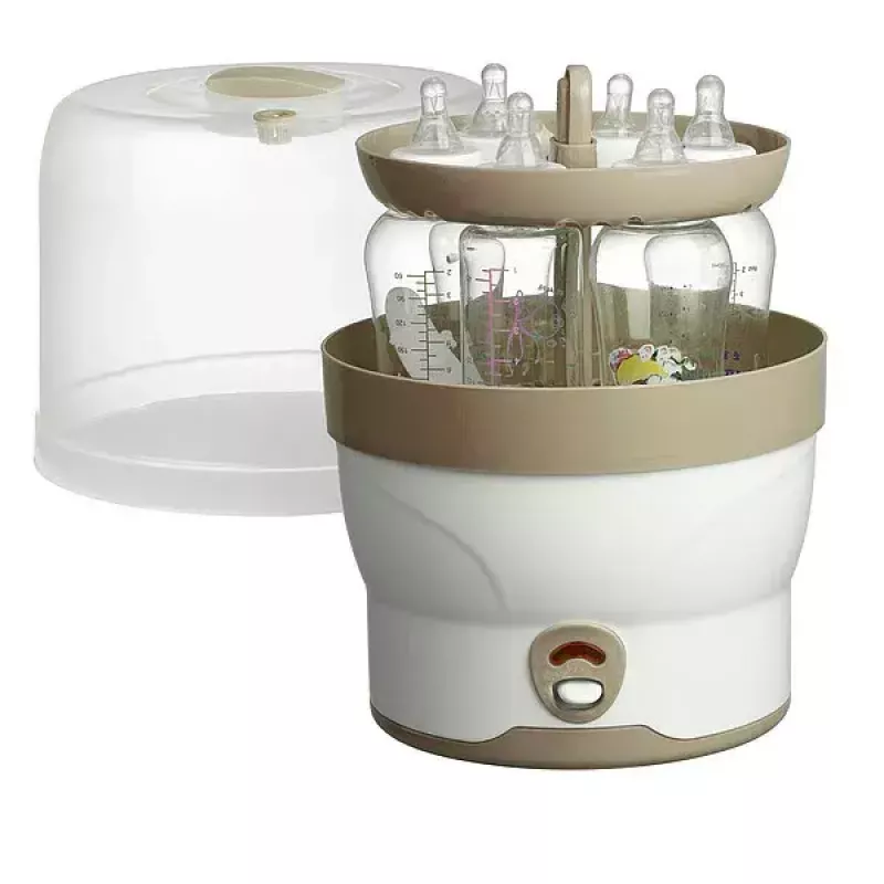 Elektryczny sterylizator do butelek dla niemowląt Olympia BS 29, 500 W, AC, 231×231×335 mm