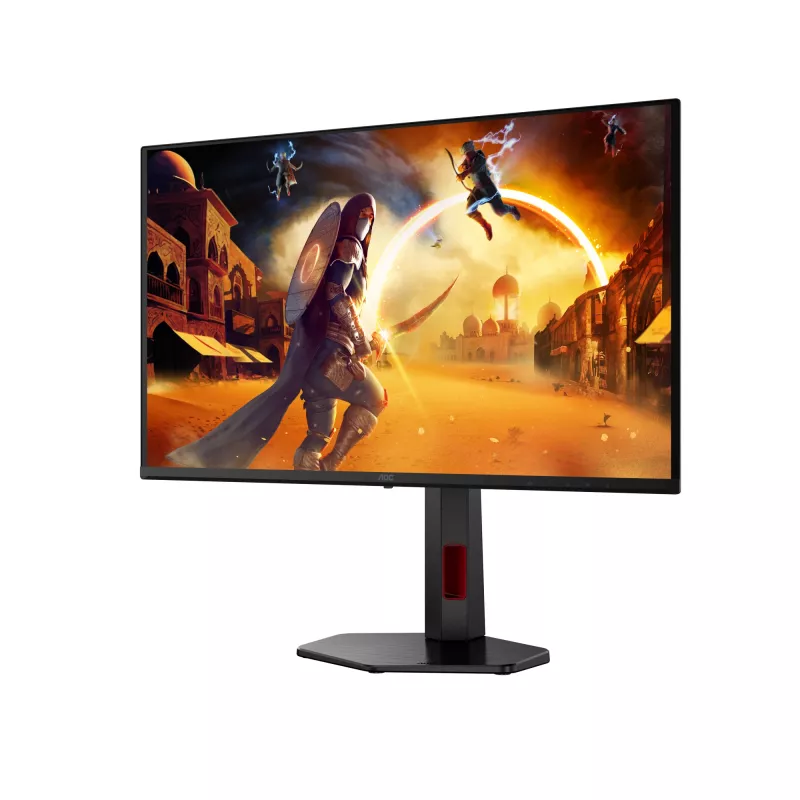 Monitor komputerowy AOC G4 Q27G4ZDR 67,3 cm (26,5 cala) 2560 x 1440 pikseli Quad HD QD-OLED Czarny, Czerwony