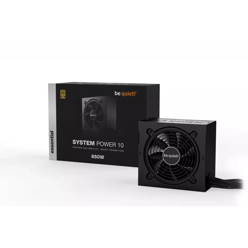 be quiet! System Power 10 zasilacz 850 W 20+4 pin ATX ATX Czarny