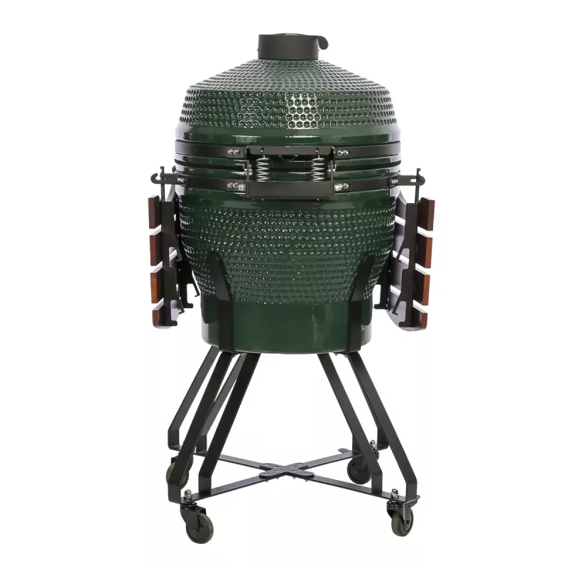 TARGUS Kamado Pro 22 calowy grill rozmiar M (TunaBone) – ceramiczny kamado, 22-calowa powierzchnia do gotowania, zielony