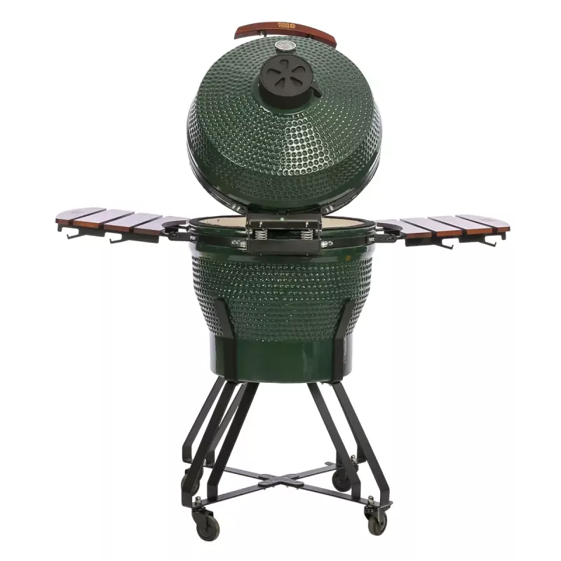 TARGUS Kamado Pro 22 calowy grill rozmiar M (TunaBone) – ceramiczny kamado, 22-calowa powierzchnia do gotowania, zielony