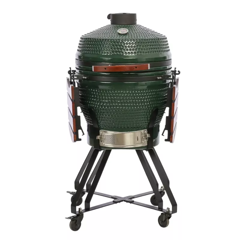 TARGUS Kamado Pro 22 calowy grill rozmiar M (TunaBone) – ceramiczny kamado, 22-calowa powierzchnia do gotowania, zielony