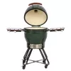 TARGUS Kamado Pro 22 calowy grill rozmiar M (TunaBone) – ceramiczny kamado, 22-calowa powierzchnia do gotowania, zielony