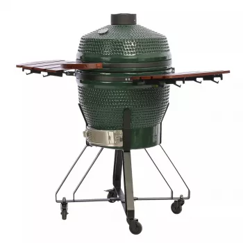 TARGUS Kamado Pro 22 calowy grill rozmiar M (TunaBone) – ceramiczny kamado, 22-calowa powierzchnia do gotowania, zielony