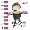 Grill Kamado Pro 22 cale TARGUS Rozmiar M Ciemnoszary