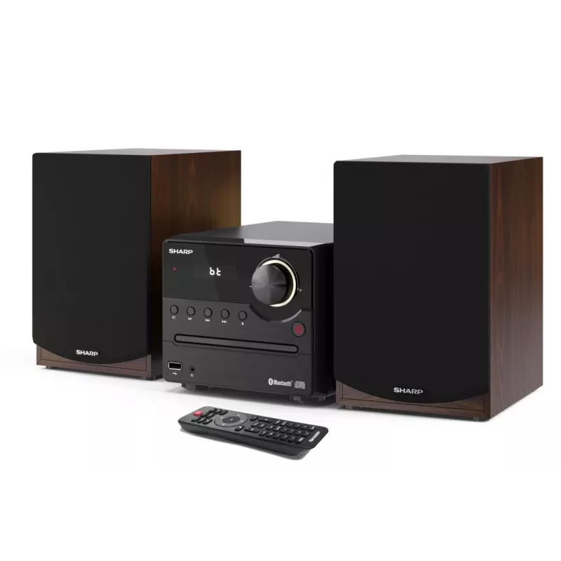 Sharp XL-B512(BR) system audio domowego - mikro wieża audio 45 W Brązowy