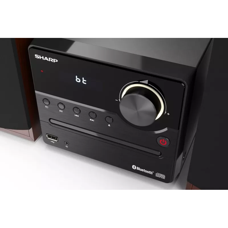 Sharp XL-B512(BR) system audio domowego - mikro wieża audio 45 W Brązowy