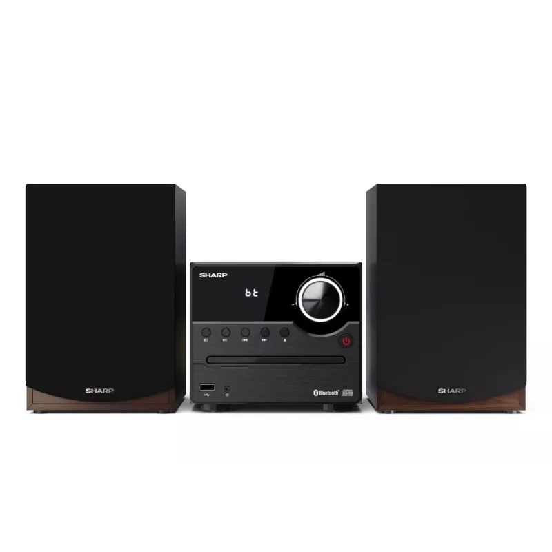 Sharp XL-B512(BR) system audio domowego - mikro wieża audio 45 W Brązowy