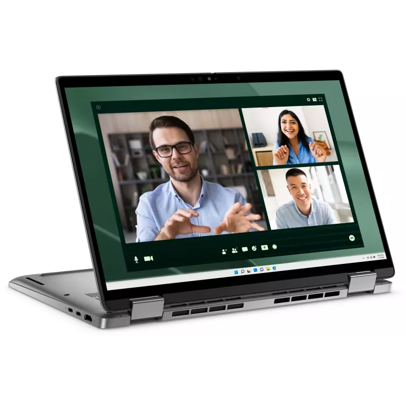 DELL Latitude 7350 2-in-1 Intel Core Ultra 5 135U Hybrydowy (2-w-1) 33,8 cm (13,3 cala) Ekran dotykowy Quad HD+ 16 GB LPDDR5x-SDRAM 512 GB SSD Wi-Fi 7 (802.11be) Windows 11 Pro Niemiecki Szary