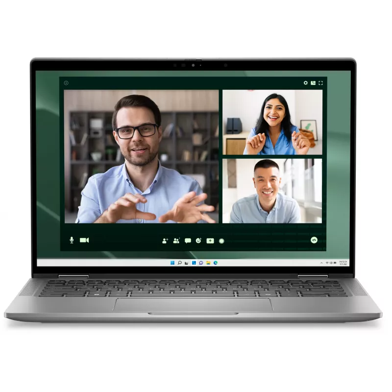 DELL Latitude 7350 2-in-1 Intel Core Ultra 5 135U Hybrydowy (2-w-1) 33,8 cm (13,3 cala) Ekran dotykowy Quad HD+ 16 GB LPDDR5x-SDRAM 512 GB SSD Wi-Fi 7 (802.11be) Windows 11 Pro Niemiecki Szary