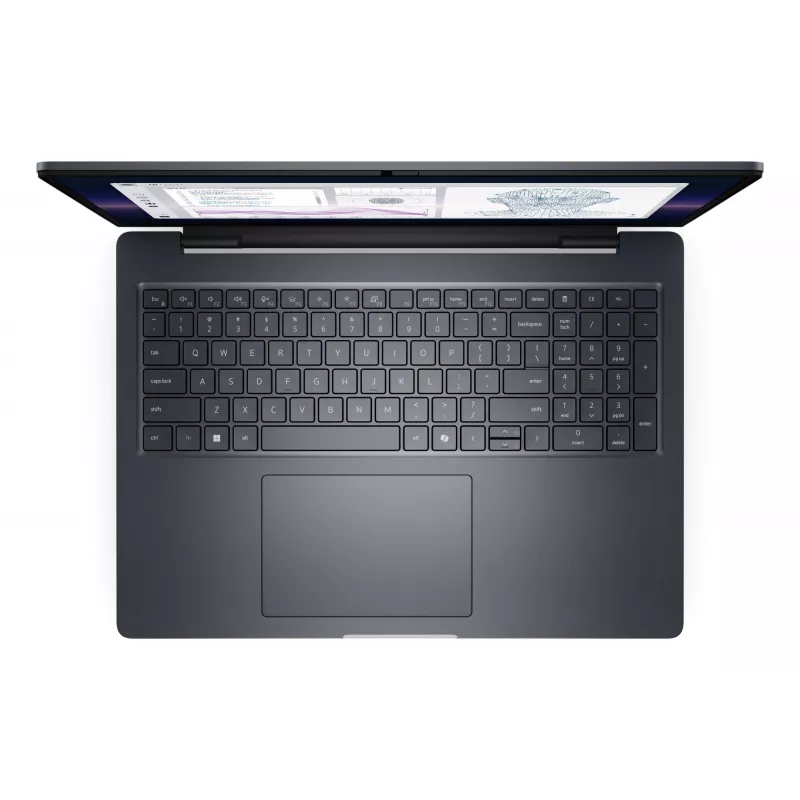 DELL Pro Max 16 Plus MB16250 Intel Core Ultra 7 265HX Mobilna stacja robocza 40,6 cm (16 cali) Full HD+ 32 GB DDR5-SDRAM 1 TB SSD NVIDIA RTX PRO 3000 Blackwell Wi-Fi 7 (802.11be) Windows 11 Pro Niemiecki Czarny