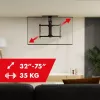Sufitowy elektryczny uchwyt do telewizora MACLEAN MC-490 do telewizorów 32–75 cali, zmotoryzowane pochylanie i obracanie