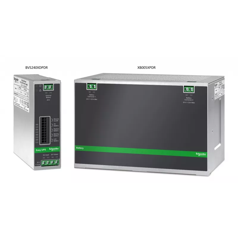 APC BVS240XDPDR 24V DC UPS – 240 W, 24 V, 10 A, montaż na szynie DIN, moduł zasilający bez baterii