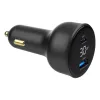 Ładowarka samochodowa Gembird TA-UC-AC2PD30LCD-CAR-01, USB-C, 30 W, 12–24 V, czarna