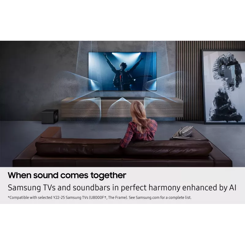 Samsung Q-series QS750F Soundbar 5.1.2ch z subwooferem i tylnymi głośnikami (2025)