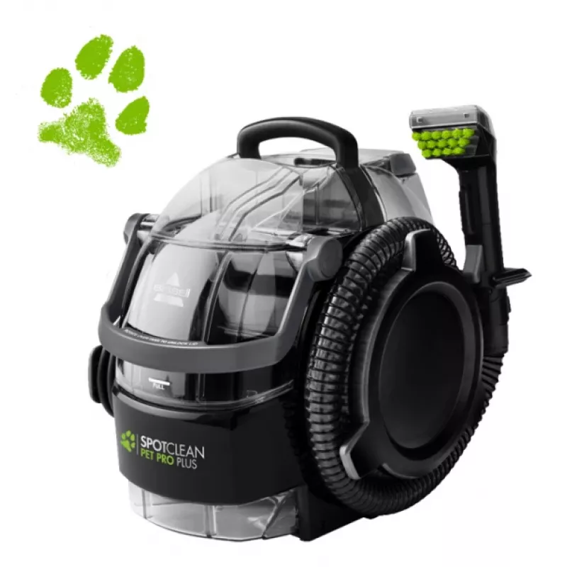 Bissell SpotClean Pet Pro Plus przenośny odkurzacz piorący Ręczny Głębokie Czarny, Przezroczysty