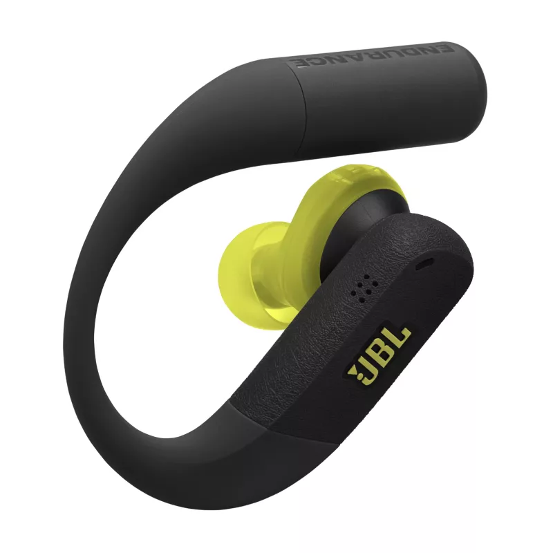 Bezprzewodowa douszna słuchawka sportowa JBL Endurance Peak 4 — Bluetooth, 20–20000 Hz, Czarny/Brązowy
