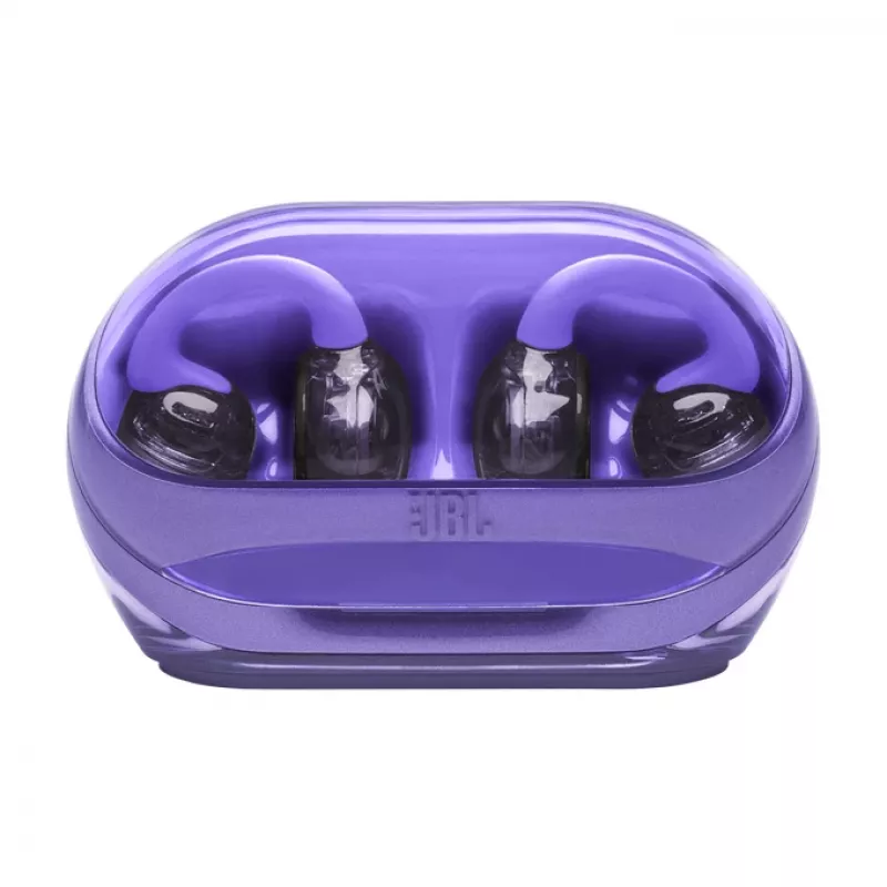 JBL Soundgear Clips Zestaw słuchawkowy True Wireless Stereo (TWS) Zaczep na ucho Połączenia/Muzyka Bluetooth Fioletowy