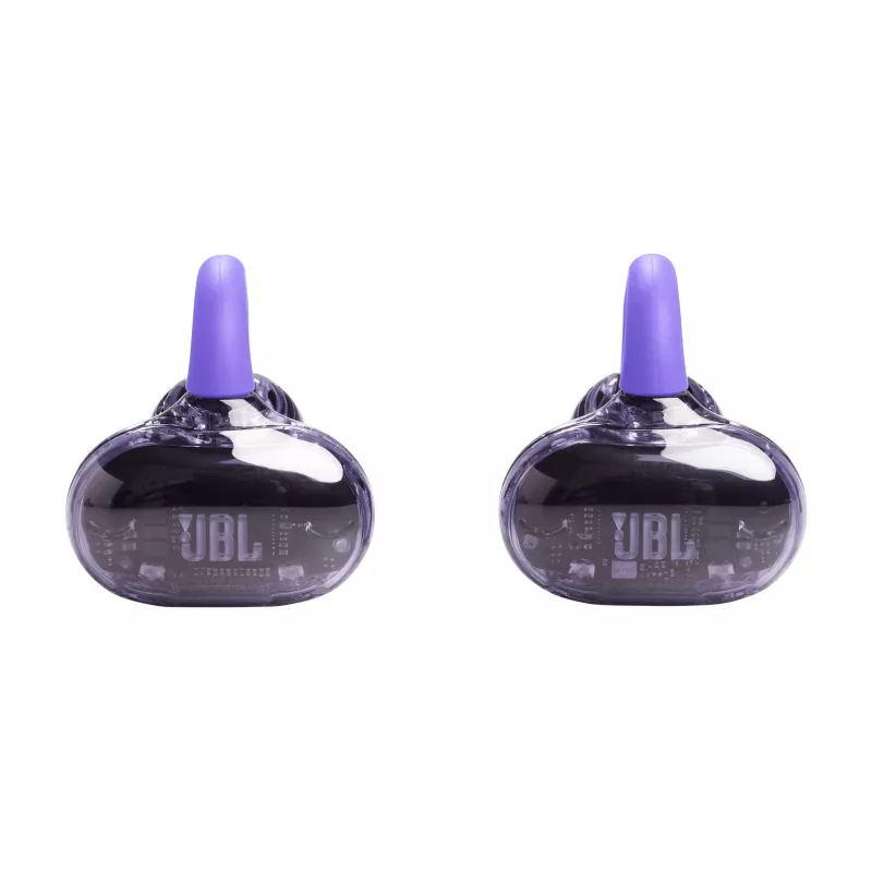 JBL Soundgear Clips Zestaw słuchawkowy True Wireless Stereo (TWS) Zaczep na ucho Połączenia/Muzyka Bluetooth Fioletowy