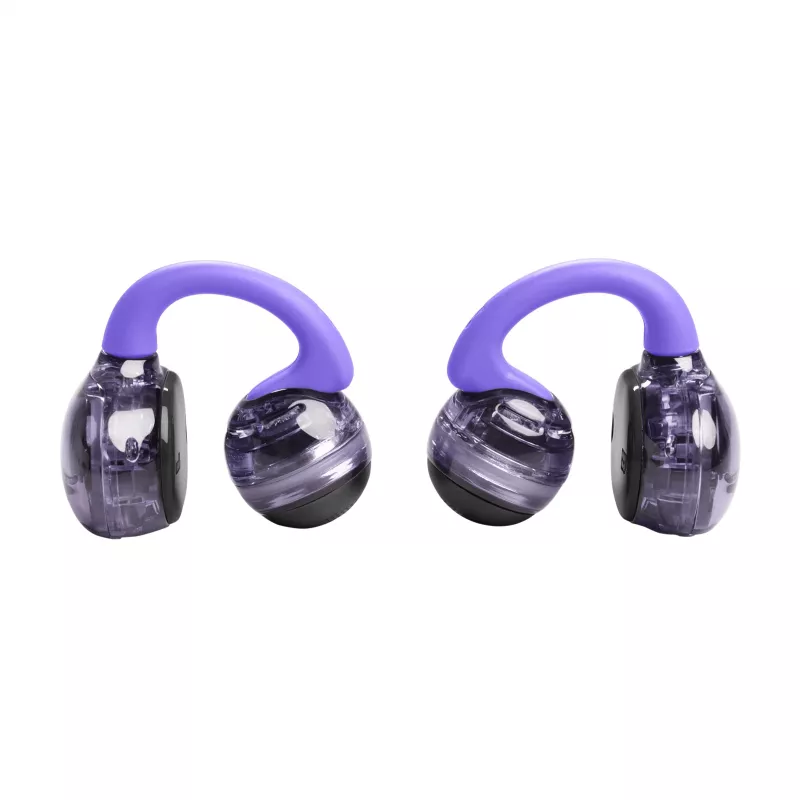 JBL Soundgear Clips Zestaw słuchawkowy True Wireless Stereo (TWS) Zaczep na ucho Połączenia/Muzyka Bluetooth Fioletowy