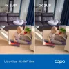 TP-LINK Tapo C250 | Pan/Tilt AI Home Security Wi-Fi Camera | PTZ | 8 MP | 4mm/F1.6 | H.265 | Karta MicroSD do 512 GB
