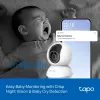 TP-LINK Tapo C250 | Pan/Tilt AI Home Security Wi-Fi Camera | PTZ | 8 MP | 4mm/F1.6 | H.265 | Karta MicroSD do 512 GB