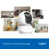 TP-LINK Tapo C250 | Pan/Tilt AI Home Security Wi-Fi Camera | PTZ | 8 MP | 4mm/F1.6 | H.265 | Karta MicroSD do 512 GB