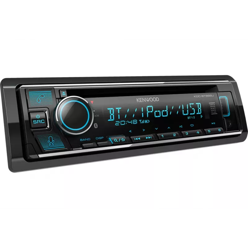 Kenwood KDC-BT665U radioodtwarzacz samochodowy Czarny 200 W Bluetooth
