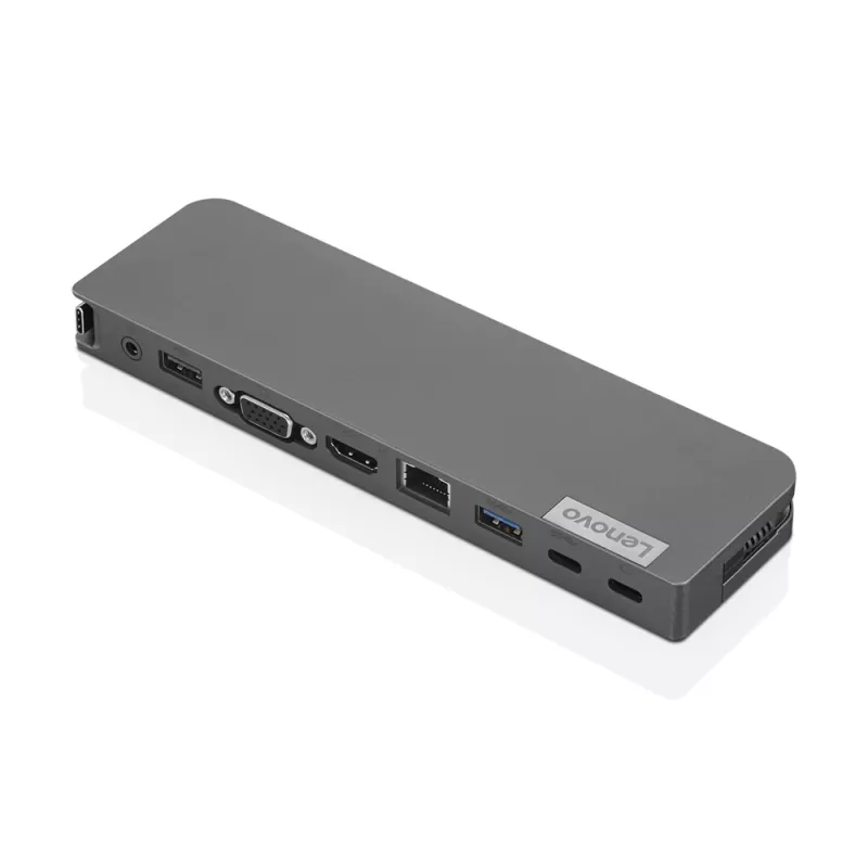 Lenovo USB-C Mini Dock przewodowa USB 3.2 Gen 1 (3.1 Gen 1) Type-C szara