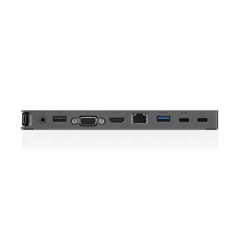 Lenovo USB-C Mini Dock przewodowa USB 3.2 Gen 1 (3.1 Gen 1) Type-C szara
