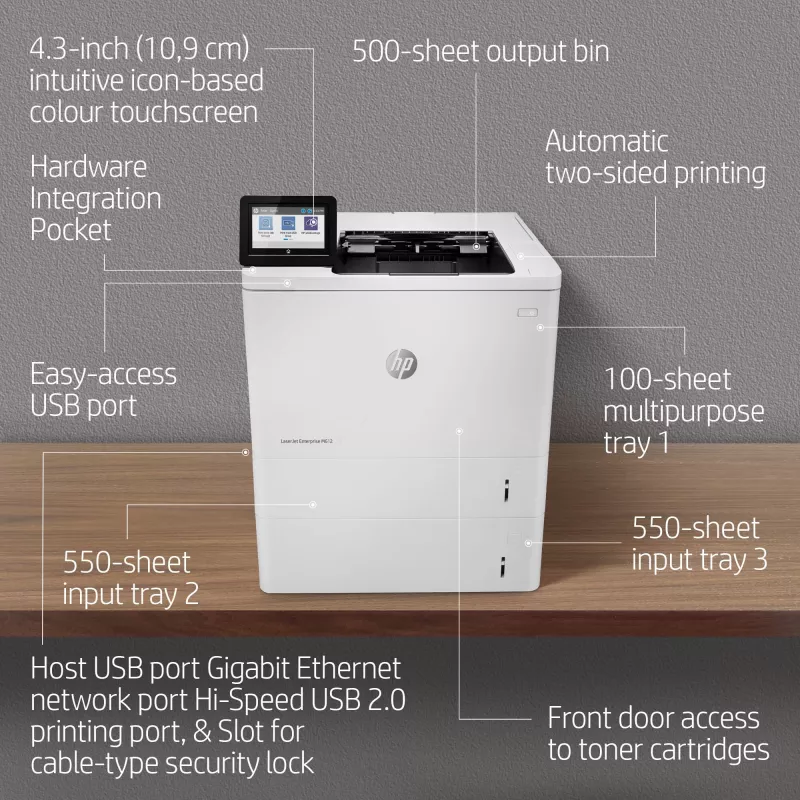 Drukarka HP LaserJet Enterprise M612dn Laser Biały