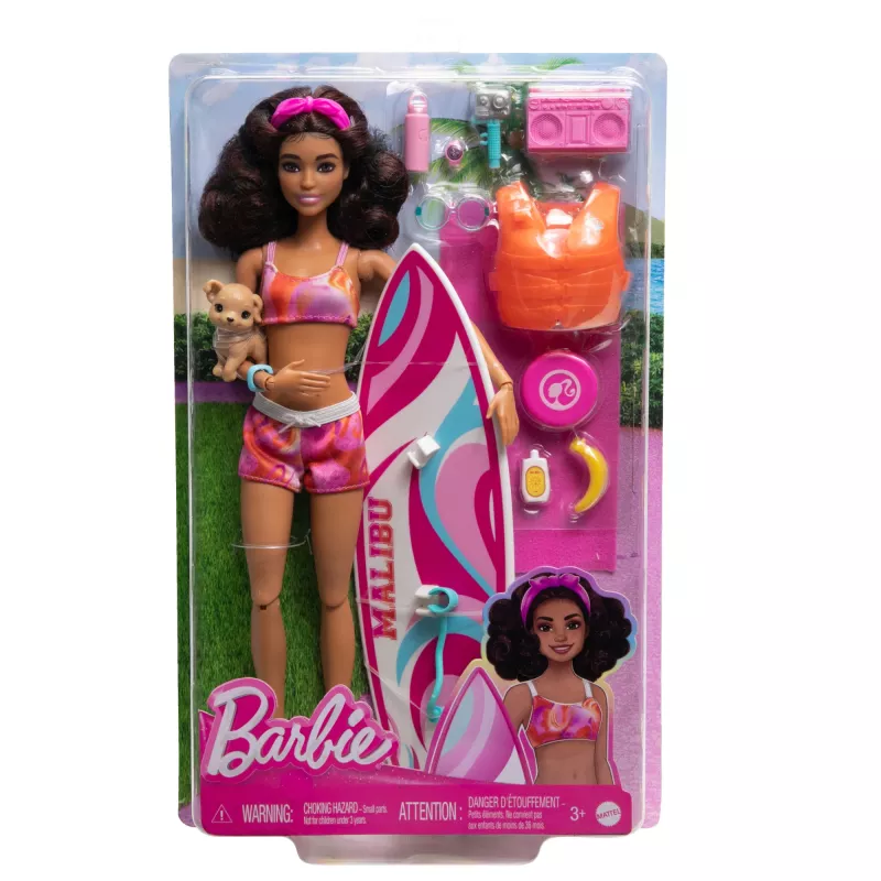 Lalka modowa Barbie HPL69 wielokolorowa 310 mm plastikowa tkanina