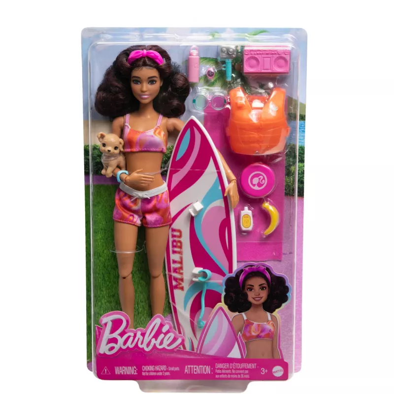 Lalka modowa Barbie HPL69 wielokolorowa 310 mm plastikowa tkanina