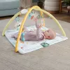 Fisher-Price Sensimals Simply Senses Mata edukacyjna dla noworodka z 6 zabawkami sensorycznymi