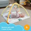Fisher-Price Sensimals Simply Senses Mata edukacyjna dla noworodka z 6 zabawkami sensorycznymi